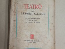Teatro de Albert Camus (El malentendido, Calígula, El estado de sitio)